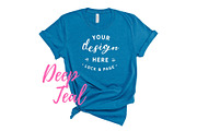 Bella Canvas TShirt Mockups On White, a Shirt Mockup by lock and page (Thumbnail 75 of 92)