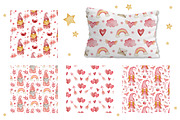 Watercolor Gnomes Valentine's day, a Decorative Illustration by Kira Konoshenko (Thumbnail 5 of 11)