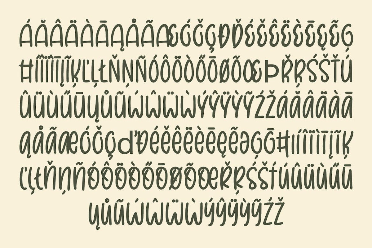 Determine - Handwriting Display Font, a Handwritten Font by CreateBigSupply (Photo 8 of 10)