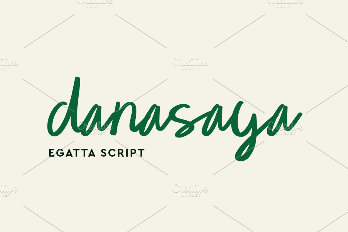 Egatta Script Font, a Script Font by Artiveko (Photo 5 of 10)