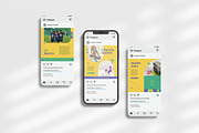 Modern Geometric Newsroom Instagram, a Social Media Template by peterdraw (Thumbnail 6 of 8)