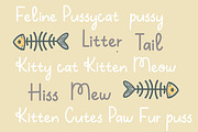Kitten Cutes Font, a Script Font by fontmuse (Thumbnail 5 of 6)