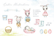 Watercolor Easter, an Animal Illustration by Mimomy (Thumbnail 2 of 17)