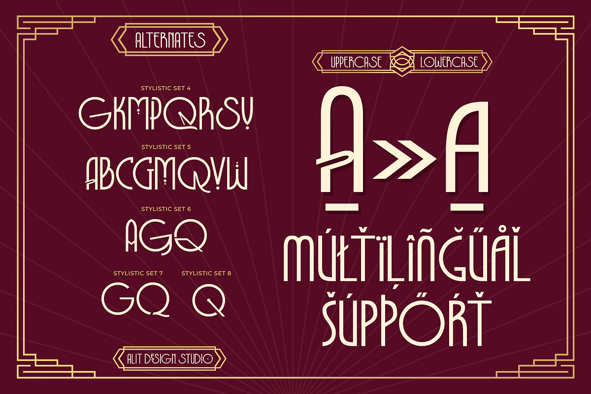 Decofun Typeface, a Sans Serif Font by alit design (Photo 10 of 15)