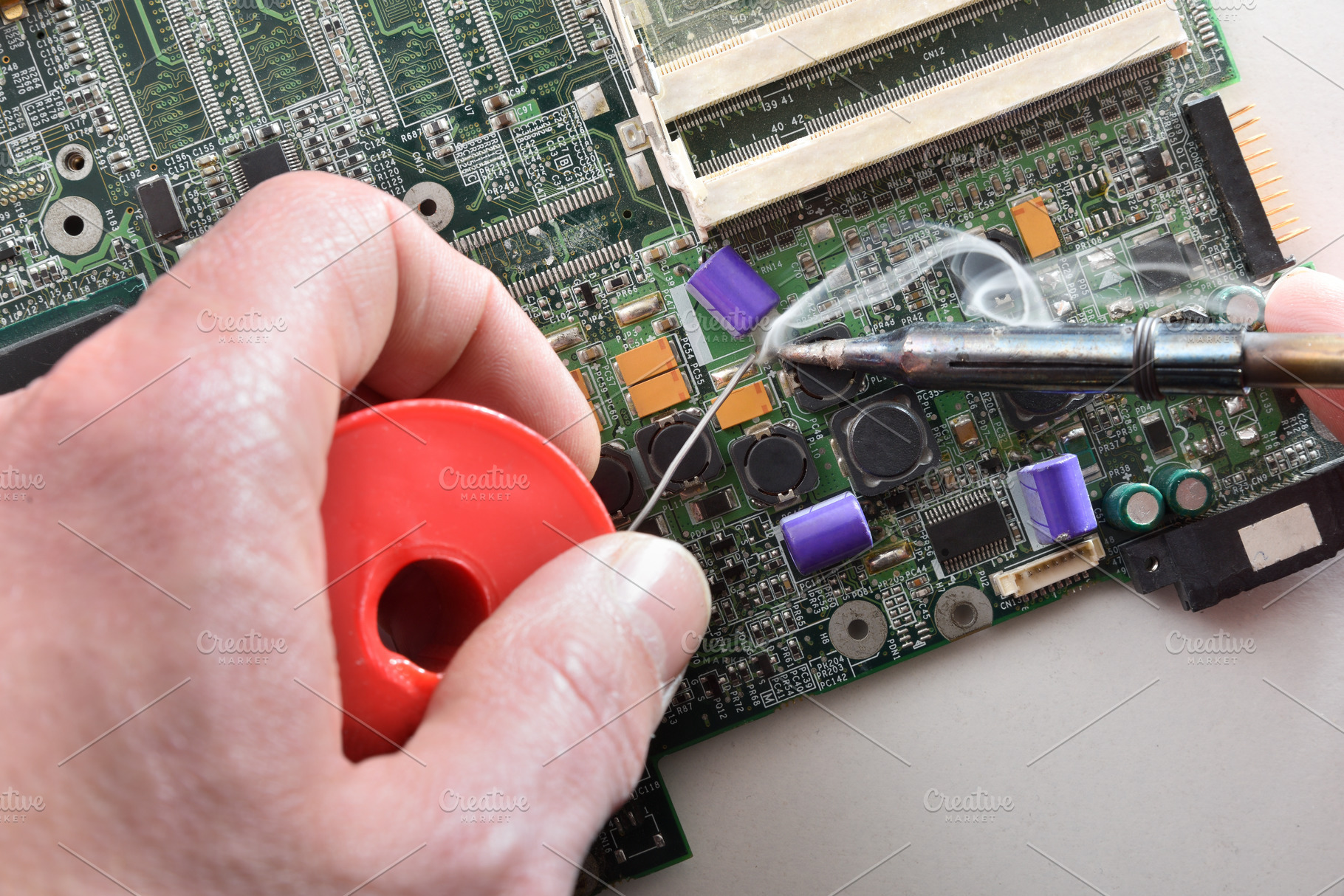 Professional PCB Soldering And Electronics Repair, a Technology Photo by Davizro's Market