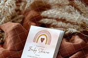 Boho 5x7 Invitation card mockup PSD, an Advertising Mockup by Blush Roses Print (Thumbnail 6 of 7)
