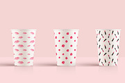 Watercolor lips and lipsticks set, a Pattern Graphic by esylvia (Thumbnail 5 of 5)