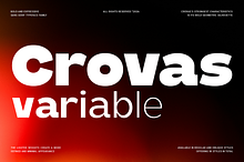 Crovas - Geometric Sans Serif Font