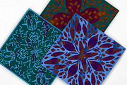Orange and Blue Watercolor Pattern, an Illustration by Pixafied (Thumbnail 3 of 3)
