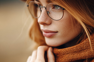 Close up portrait of a young woman, a Person Photo by MistyDay