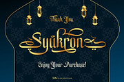 Yulltan Ramadan Typeface, a Sans Serif Font by alit design (Thumbnail 19 of 19)