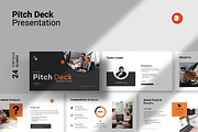 Pitch Deck Presentation Template, a Presentation Template by Studio_Clarity (Thumbnail 1 of 5)