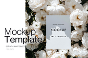 Floral 5x7 Wedding Mockup PSD, a Product Mockup by PhoebeCreates (Thumbnail 1 of 6)