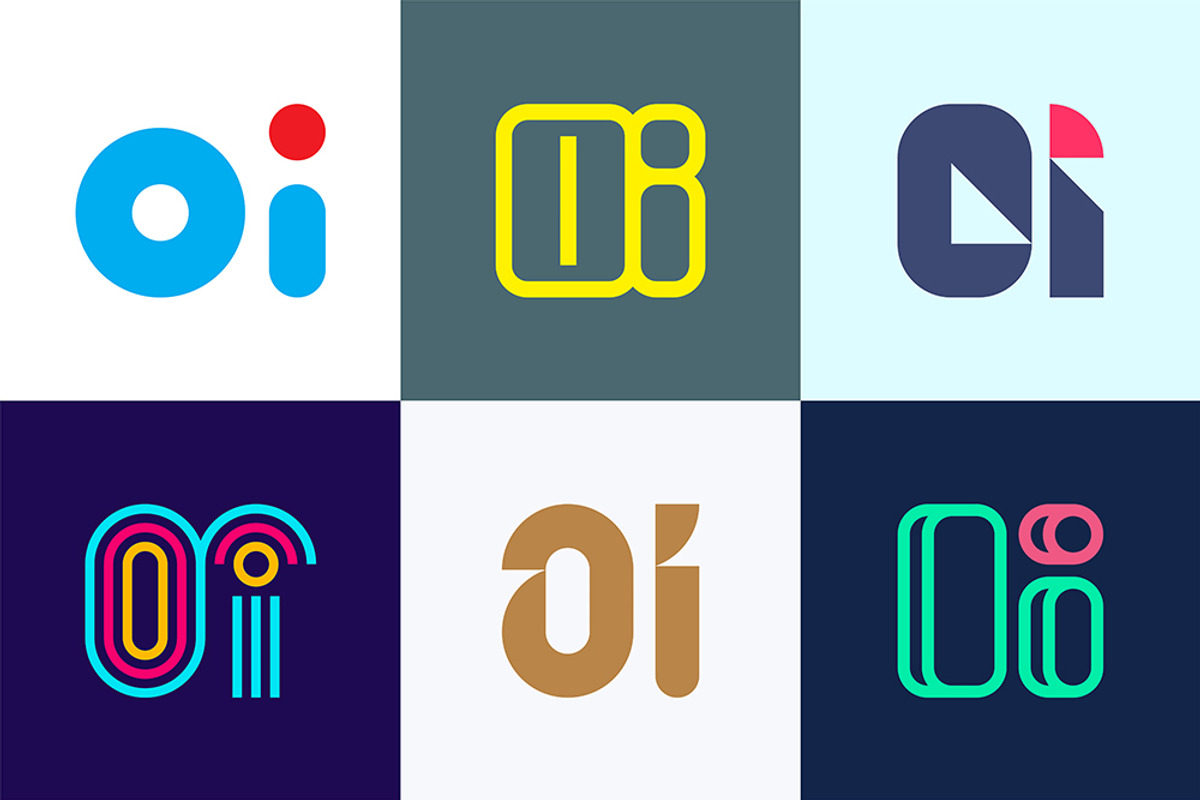 Set of letter OI logos, an Object Graphic by NataliiaVolyk | Creative ...