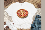 Pie Watercolor Clipart PNG, an Illustration by Sublimation Artist (Thumbnail 4 of 6)