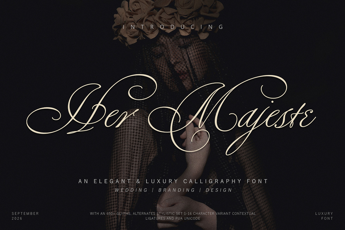 Her Majeste, a Script Font by JamalCreativeStudio (Photo 12 of 12)