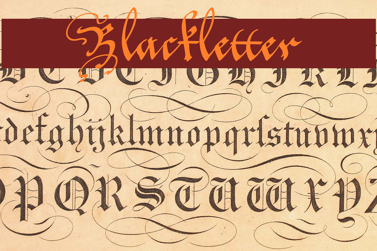 Blackletter Alphabets 30 Alphabets, an Object Graphic by Intellecta Design (Photo 6 of 7)