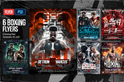 6 Boxing Match Flyer Template A5, a Flyer Template by OnurDemircan (Thumbnail 1 of 5)