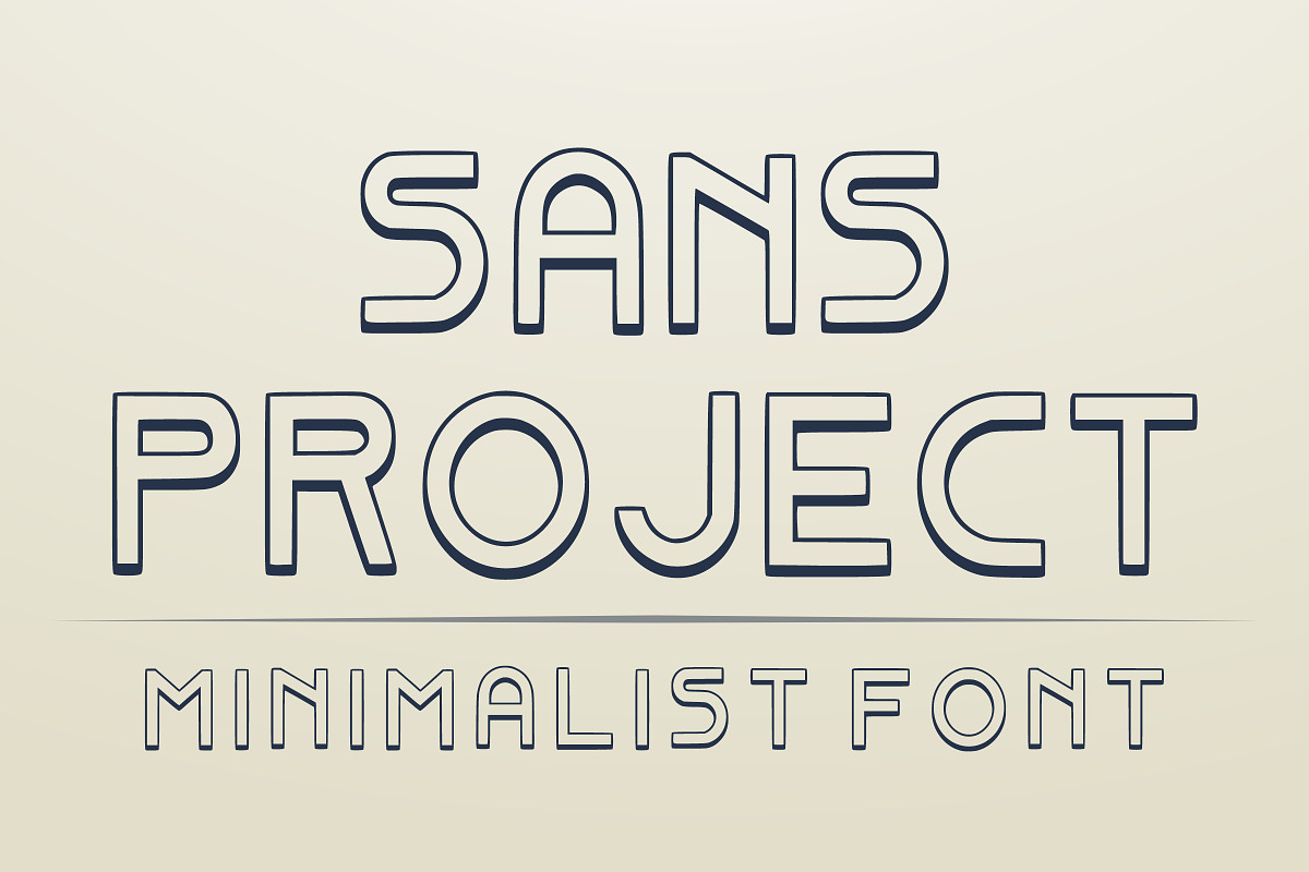 Sans Project, a Font by Limited.studio (Photo 1 of 7)