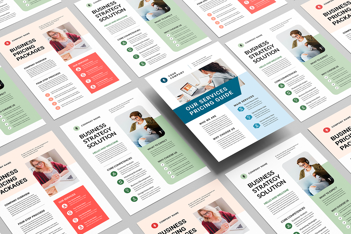 Business Price List Bundle, a Flyer Template by Leaflove (Photo 5 of 10)