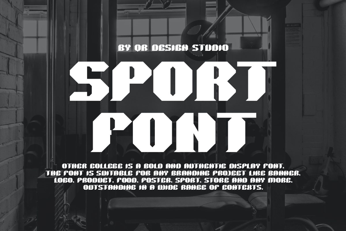 Other College Font, a Serif Font by QR Design Studio (Photo 2 of 7)