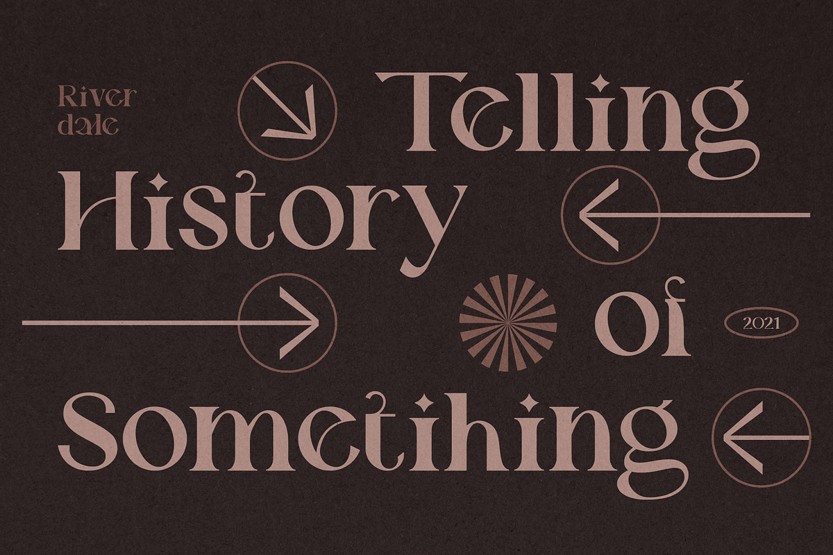 RIVERDALE Serif Font, a Serif Font by Compaq_Creative (Photo 2 of 15)