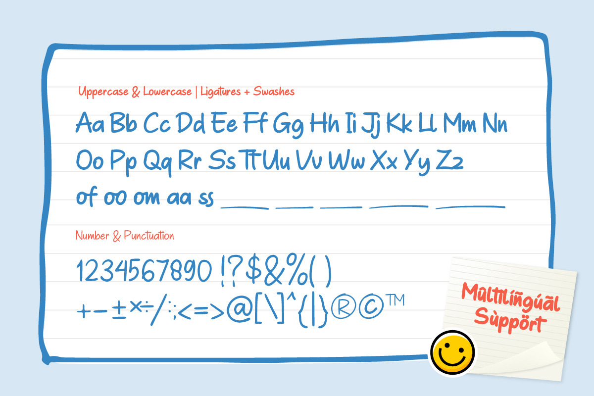 New Note - Handwritten Marker Note, a Handwritten Font by Afkari Studio (Photo 2 of 11)