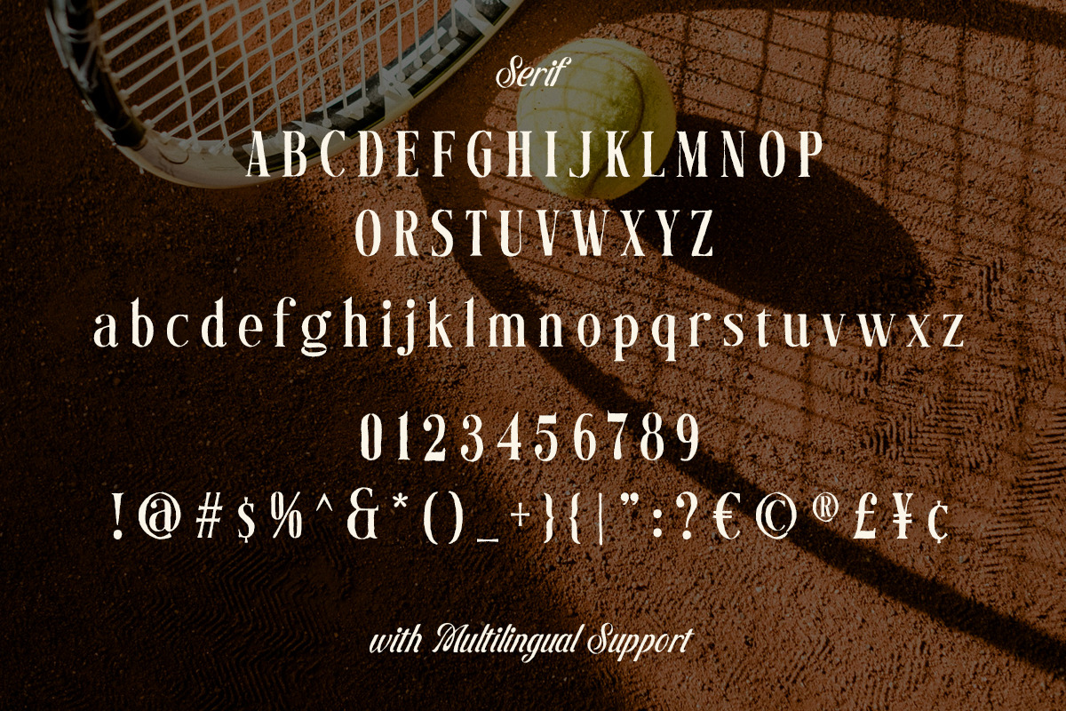 Rusty Court Rough Font Duo, a Serif Font by Letterhend Studio (Photo 9 of 9)