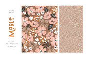 Mable Floral Pattern Collection, a Pattern Graphic by Point and Poem (Thumbnail 6 of 11)