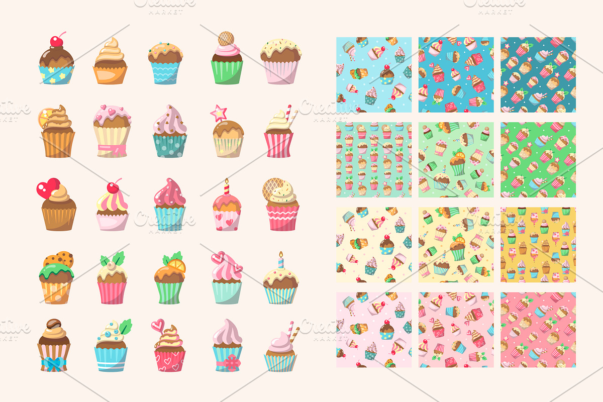 Cupcake Branding Kit, an Object Graphic by Multigon (Photo 6 of 6)