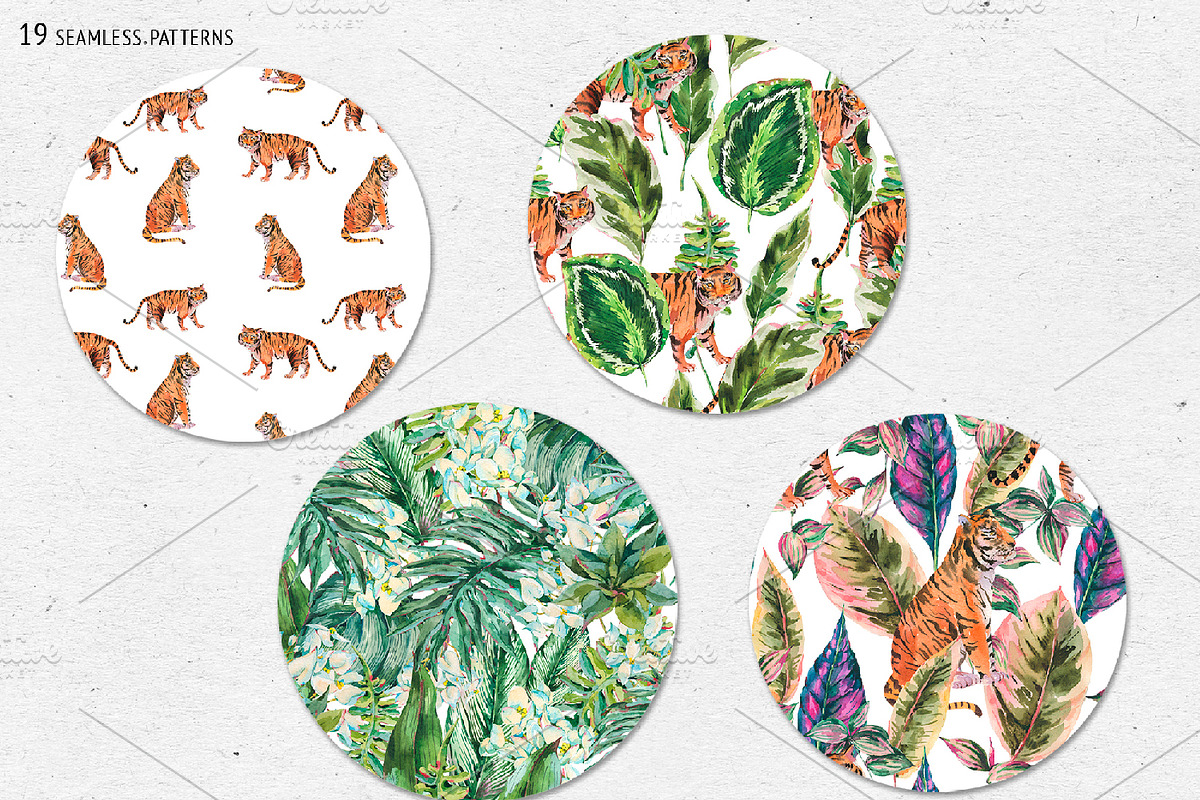 Tropical leaves graphic pack, an Illustration by Belusuab (Photo 15 of 16)