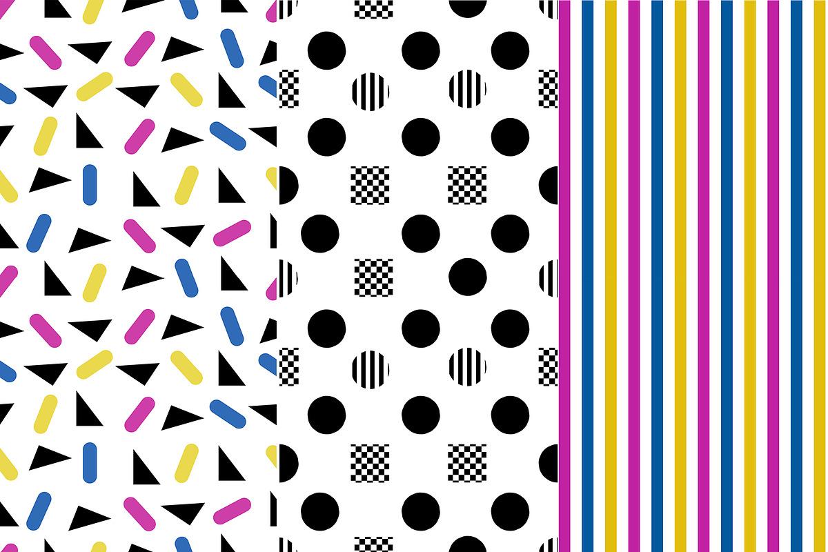 80s Comeback Vector Repeat Pattern, a Pattern Graphic by Sheikhadesign (Photo 10 of 11)