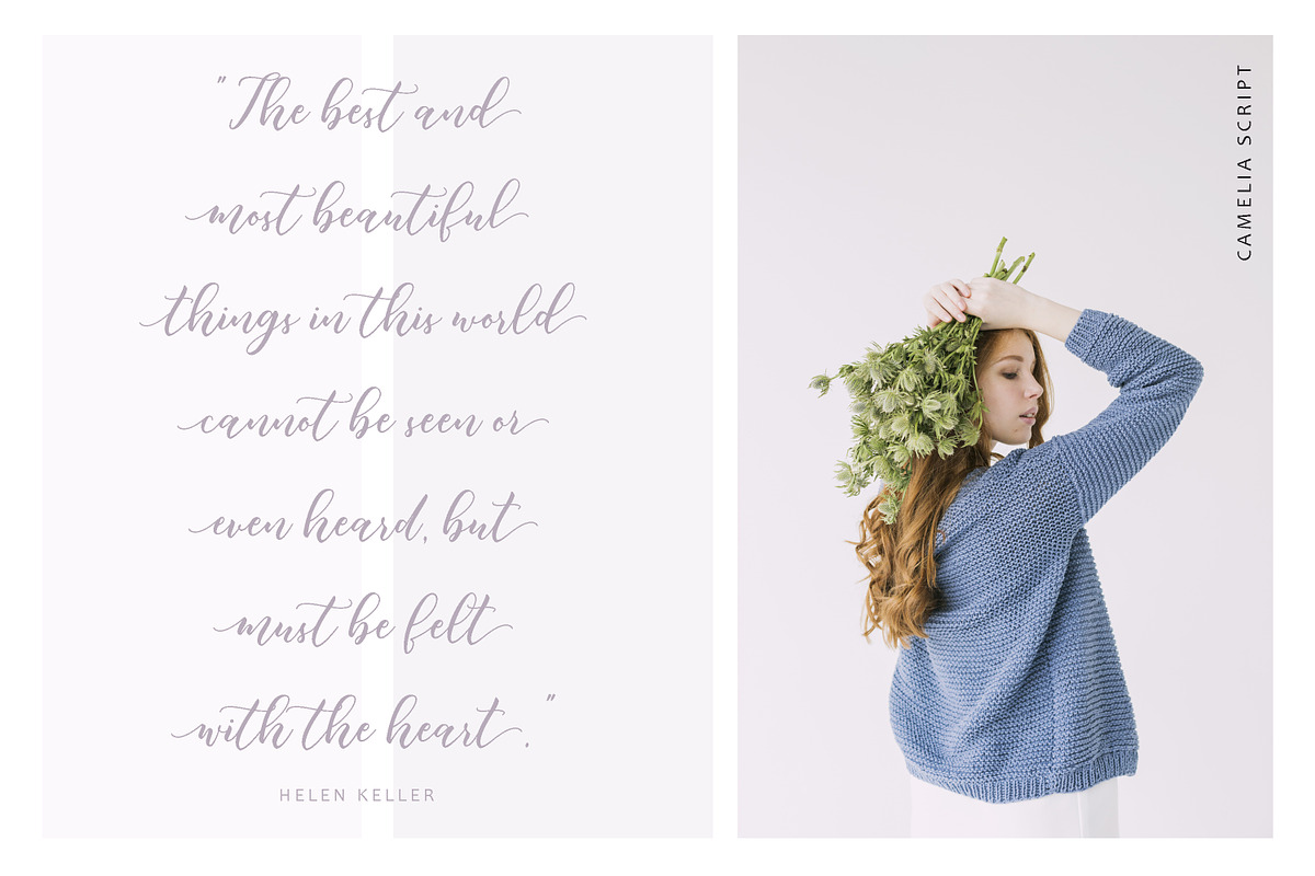 Camelia Script, a Script Font by Fargun Studio (Photo 12 of 14)