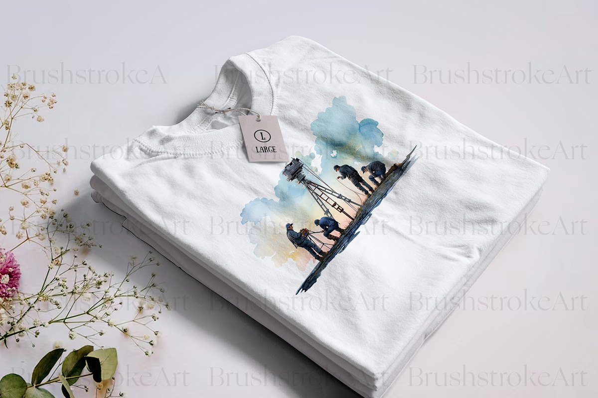 Watercolor Movie, Theatre, Popcorn, a Decorative Illustration by BrushstrokeArtGB (Photo 9 of 9)