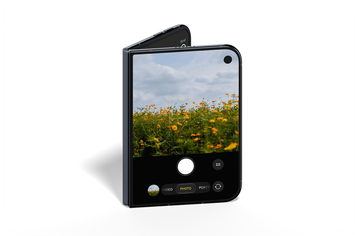 Flip iPhone Duo Mockup, an iPhone Mockup by DSNA Mockup (Photo 2 of 5)