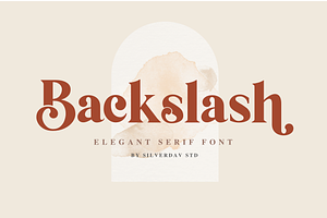 Backslash - Elegant Serif Font