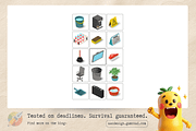 Office Life & Cleaning Services, a Work Illustration by a.weirdo.anlien (Thumbnail 1 of 3)