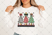 Colorful Coquette Christmas Tree Png, an Illustration by Craft Nest (Thumbnail 2 of 6)