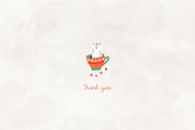 Christmas Kittens Stickers, an Animal Illustration by Lidiebug (Thumbnail 4 of 4)