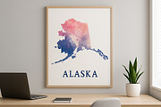 USA 50 States in Watercolor, an Object Graphic by YifeiFang (Thumbnail 3 of 3)