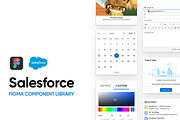 Figma Salesforce Component Library, an UI Kit Template by Axure Themes (Thumbnail 1 of 6)