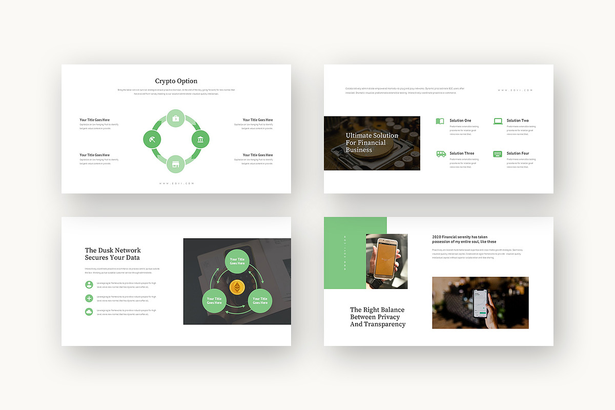 Eovi : Crypto Startup Google Slides, a Presentation Template by Punkl Camp (Photo 5 of 16)