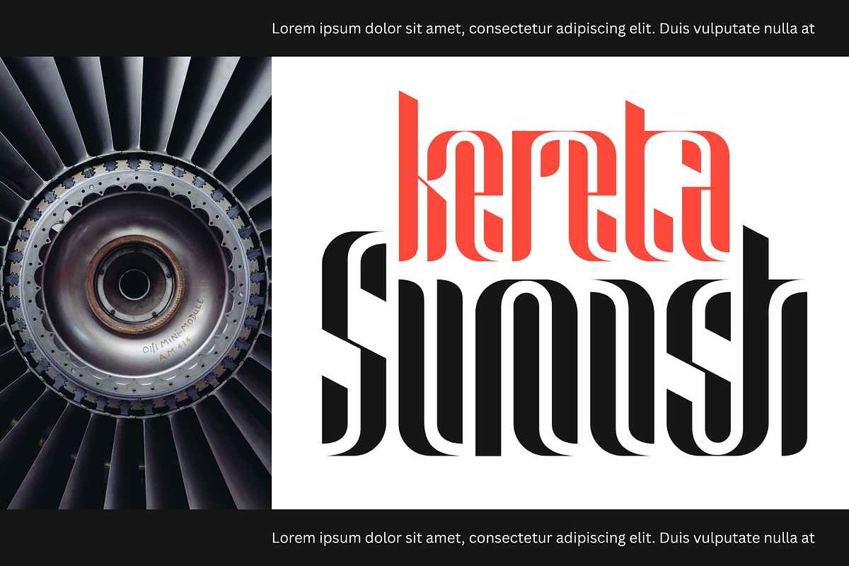 Alternative Expression - Futuristic, a Sans Serif Font by 177Studio (Photo 4 of 8)