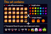 Cartoon funny stickers, an Icon by Chuchilko shop (Thumbnail 2 of 4)