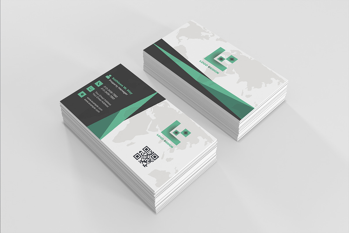 Real Estate Agent Card PSD preview 4