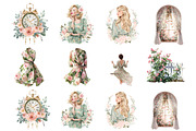 Watercolor Spring Planner Clipart, an Illustration by DreamArtGraphic (Thumbnail 4 of 4)