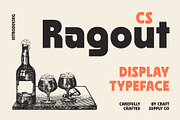 CS Ragout – Bold Font, a Sans Serif Font by Craft Supply Co. (Thumbnail 1 of 8)