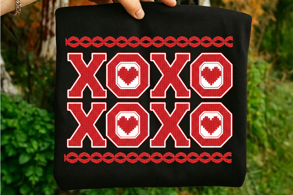 XOXO Yarn Png, Valentine's Day Png, an Illustration by Libby Wishes (Photo 1 of 8)