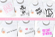 Big Bundle-Feminine Graphic Tees, a Background Graphic by iloladesign (Thumbnail 31 of 36)