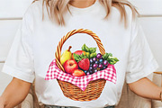 Bohemian Pink Gingham Summer Clipart, an Illustration by designcity5 (Thumbnail 5 of 5)
